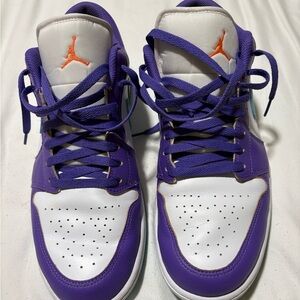 Nike Purple and White Sneakers